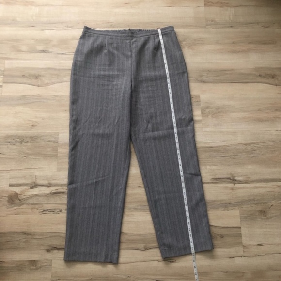 Vintage Women's Gray Straight Leg Pants - Picture 5 of 7